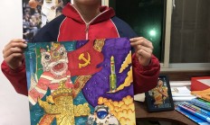 陈靖达2023年第六届湖南省少年儿童创意书画大赛参赛作品