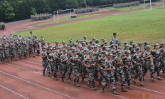 桑植县第一中学2020级新生军训图片（高清）