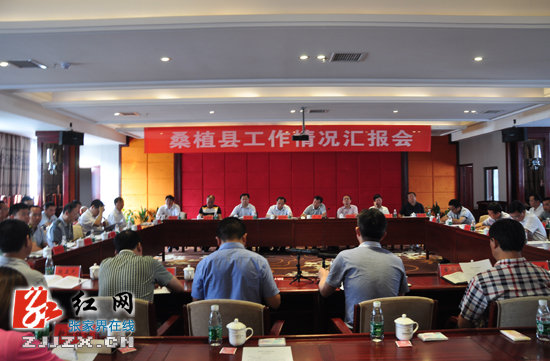 许显辉到桑植县调研经济社会发展和重点工程建设情况