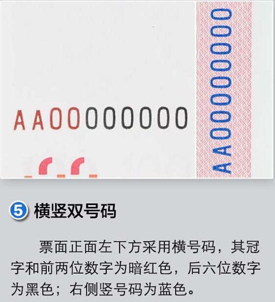 新版第五套100元人民币防伪标识之白水印